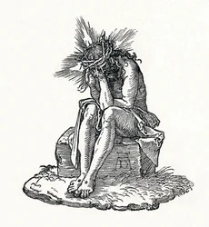A bánat embere. Címlap a Kis Passióhoz., c1511, 1906