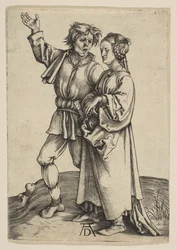 A paraszt és felesége, kb. 1497.