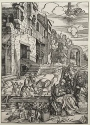A nyugalom Egyiptomban, c. 1501-1502.