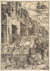 A Szent Család Egyiptomban tartózkodása A Szűz életéből, 1511 után.