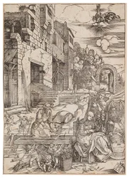 A Szent Család Egyiptomban tartózkodása, A Szűz élete c. 1504.