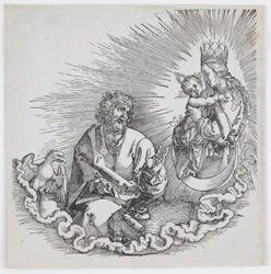 A Szent Jánosnak megjelenő Szűz, az „Apokalipszis” 1511-es kiadásából
