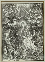A Szűz és a Gyermek angyalokkal körülvéve, 1518