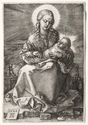 Szűz a pólyás gyermekkel, 1520.