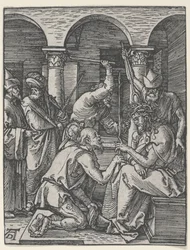 Tövisekkel koronázott Krisztus, 1510 körül (fametszet)