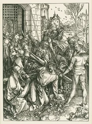 Kereszthordozó Krisztus, 1498-99 körül (fametszet)