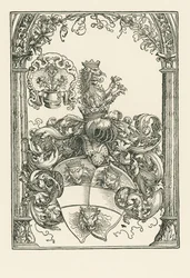 Jacob de Bannissis címere, 1515 körül (fametszet)