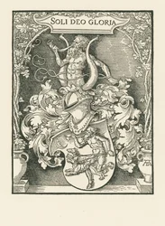 Johann Tscherte címere, 1518 körül (fametszet)