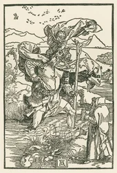 Szent Kristóf, 1503-04 körül (fametszet)