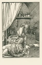 Szent Jeromos a cellájában