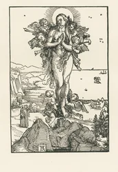 Szent Mária Magdolna eksztázisban, 1504-05 körül (fametszet)