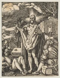 A feltámadás, a kis passióból, 1510 körül