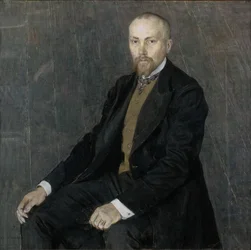 Nicholas Roerich művész portréja 1874-1947, 1907