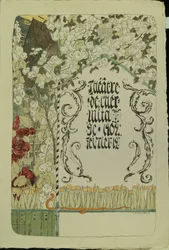 Színházi műsor a Faust című színházi darabhoz, 1902