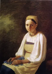 Búzavirágos parasztlány, 1820-as évek
