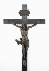 Feszület, 1646 körül (bronz, körtefa ebonizálással és festéssel)