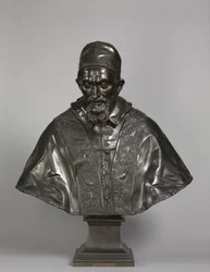Innocent X Pamphili pápa portréja, 1647-1648, öntött 1650-1700.