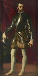 Francesco I de Medici 1541-1587, Toszkána nagyhercegének portréja, 1570-1575.
