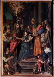 Mária bemutatása a templomban (Festmény