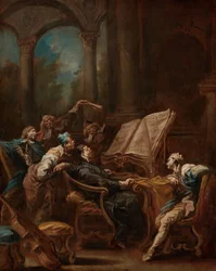 A kóristák, 1740-1745 körül (olaj, vászon)