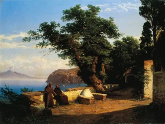 A kolostor előtt