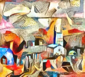 1. vázlat, 2017, (vegyes technika)