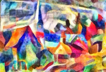 katedrális a távolban, 2017, (vegyes média)