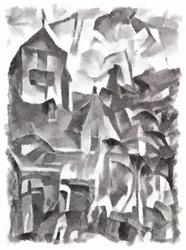 nézet (fekete) #6, 2016