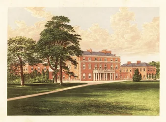 Trafalgar House, Wiltshire, Anglia. ,1880 (metszet)