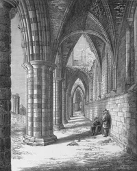 North Aisle, Whitby Abbey, 1880, 1897