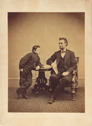 [Abraham Lincoln és fia, Thomas (Tad)]