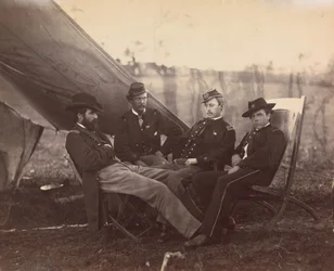 [Négy tiszt], kb. 1864.