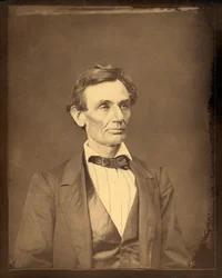 Lincoln mint elnökjelölt portréja