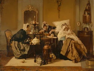 A beteg nő, 1866