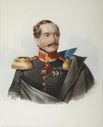 Dmitrij Alekszejevics Scserbatov gróf portréja 1818-1881, 1849