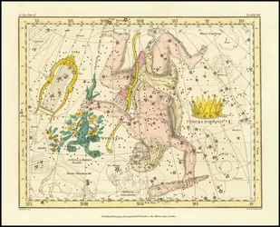 1822 - Alexander Jamieson - Corona Borealis, Hercules és Cerberus és Lyra
