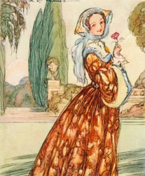 Anne Boleyn, c1507-1536. Henrik felesége és hitvese, I. Erzsébet királynő anyja, 1937
