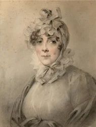 Anasztázia Nyikolajevna Scserbatova grófnő portréja – 1810, szül. Dolgorukova