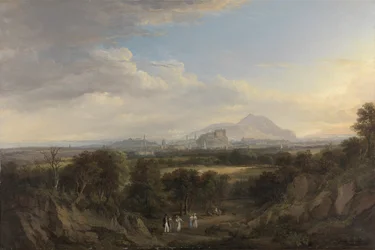 Edinburgh kilátása nyugatról, 1822-26 (olaj, vászon)