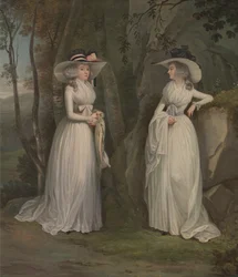 Eleanor és Margaret Ross, 1785 és 1790 között.