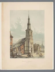 Sint-Maartenkerk és Sint-Truiden Szent Márton templom St Trondban (cím a tárgyon) Ősi építészeti emlékművek a 11. századtól a tizenharmadik századig Limburgban (sorozat címe)