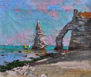 Étretat sziklái és boltíve