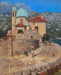 Szigeti templom Montenegróban