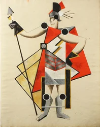 A láthatatlan hölgy című darab jelmezterve, 1924