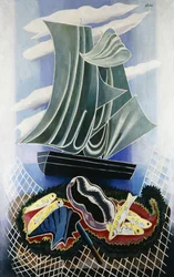 A hajó; Le Bateau, 1936 körül (olaj, vászon)