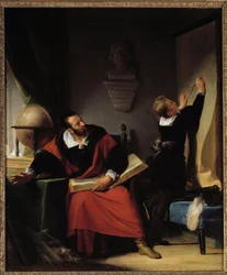 IV. Henrik (1553-1610) előadása. Franciaország leendő királya előadójával. Alexandre-Evariste Fragonard (1780-1850) festménye, 1822-1824 v. Pau, Musee Du Chateau