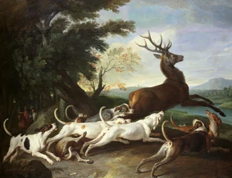 A szarvasvadászat, 1718