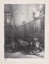 Egy esés a lépcsőn, 1834-35.