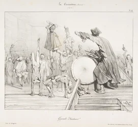 Great Jumpers!, a La Caricature-ből, 1823-60.