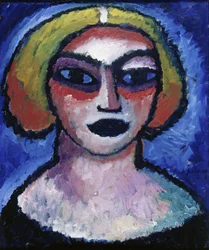 Egy nő feje, 1912